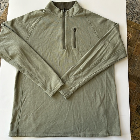 Free Fly Men’s Bamboo Heritage Fleece Quarter Zip - Picture 1 of 8